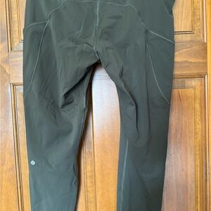 lululemon athletica olive green Leggings